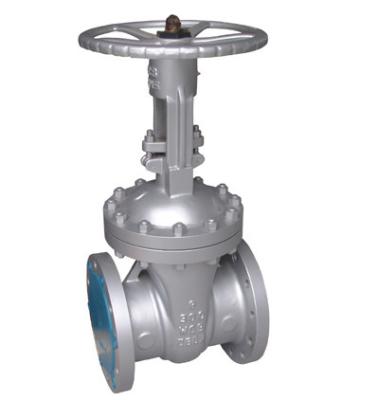 China ASME 300LB Oil Flanged Cast Steel Gate Valve Full Port  BB , OS&Y for sale