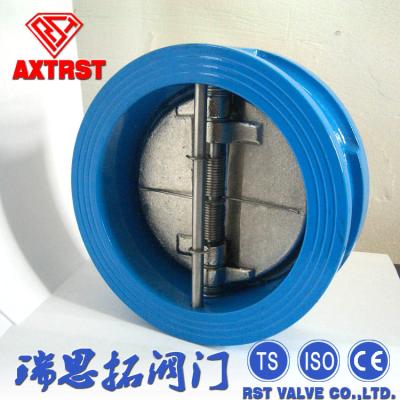 China Stainless Steel Cast Steel Check Valve H76 Dual Disc Wafer Type for sale