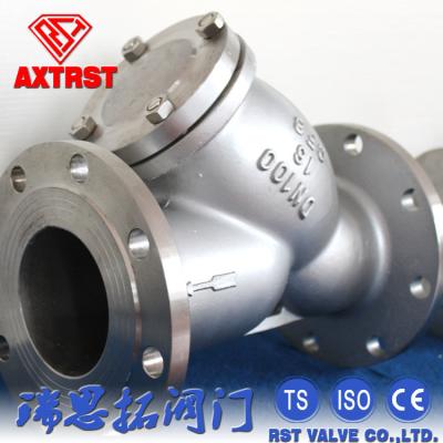 China 150LB Stainless steel Flanged End Y Type Strainer CF8 / CF8M 1/2” - 8” for sale