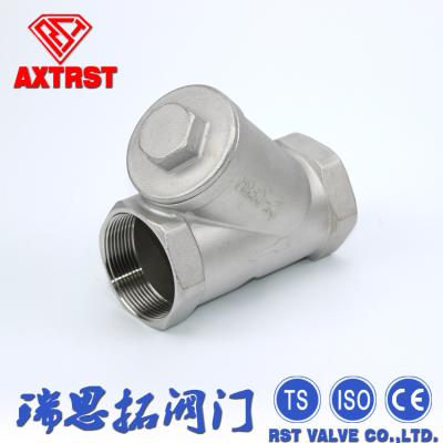 China 800# Screwed End Stainless Steel Y Strainer CF8 / CF8M 1/4