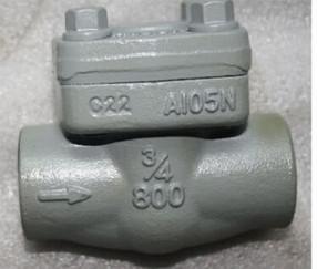 China 1/2“ - 2“ Gesmede de Controlekleppen van de Staallift S/W A105 F304 F316 API 602 Te koop