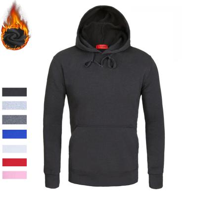 China 2020 New Men's Hoodies Anti-Wrinkle Solid Color Sweatshirt Fleece Plain Custom High Quality Winter Unisex Top Coat S00533 for sale