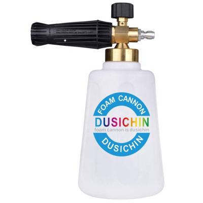 China DUSICHIN SFL-203 Plastic Snow Foam Lance Foam Cannon Pressure Washer Jet Wash Quick Release Adjustable 67 Ounce Capacity Bottle for sale