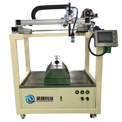 China Various Industries Efficiency And Facilitate 2 Shafts Spray Gun Machine For Plastic Parts for sale