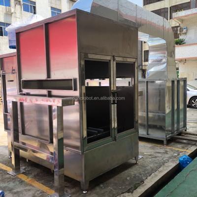 中国 Factory Water Curtain Spray Booth Robotic Powder Painting Plant 販売のため