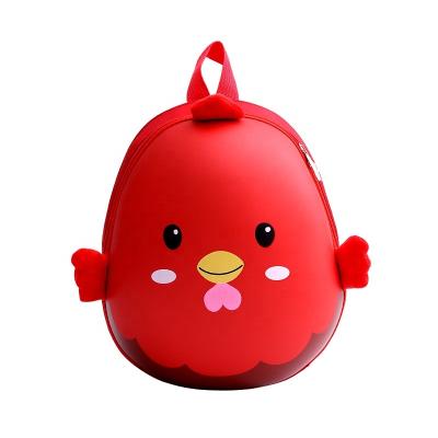 China Custom Logo Waterproof Pvc Cartoon 3d Solar Panel Egg Round Shape School Bags For Girls Kids Backpack 2021 for sale