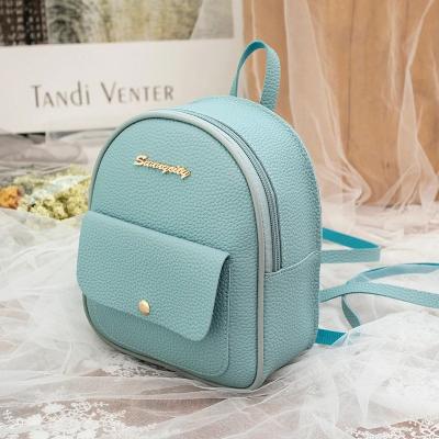 China Girls Women's Bags PU Leather Women's Backpack Custom New Women's Mini School Bag Purse Luxury High Quality Anti-theft Backpack for sale