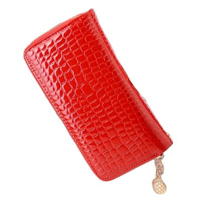 China Waterproof 2021 Wholesale Ladies Wallet Ladies Candy Color Long Purse Zipper Phone Wallets Double for sale