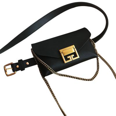 China Wholesale 2021new fashionable ladies waist bag chain shoulder handbags snake pattern women cross - body bag pu leather purse and handbags for sale