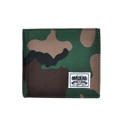 China 2021 New Design Oxford Cloth Waterproof Custom Short Wallets Men Camouflage Tarmac Card Portable Wallet For Men for sale