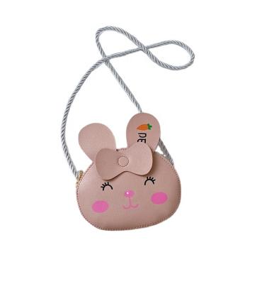 China Fashion Wholesale New Fashion Mini Rabbit Cat Animal Shape Coin Purse Kids Purses Girls Cross - Body Handbags 2021 for sale