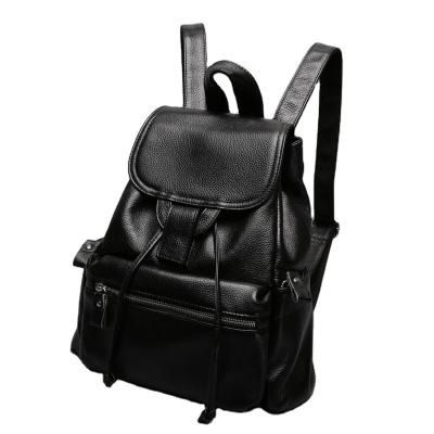 China Luxury Genuine Leather High Quality Waterproof Travel Leather Backpack Material Camera Men for sale