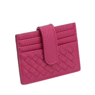 China Fashion Brand OEM Dropship Wholesale Custom Crazy Logo PU 6 Cards Women Boys Fits Wallet Money And Leather Card Bag Te koop