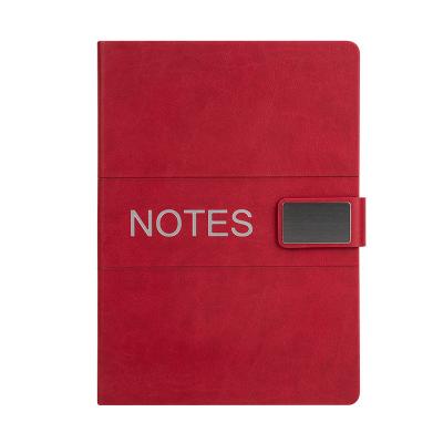 China Magnetic Business Notes A5 B5 Custom Dotted PU Gratitude Hardcover Notebook Leather Monthly Daily Planner Planner à venda