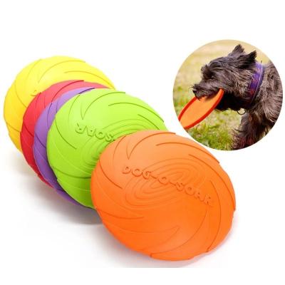 China Viable Pet Dog Flying Discs Maker Toy Puppy Agile Training Dog Toys Bite-Resistant Dog Flying Discs for sale