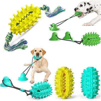 China Dropshipping Stocked Dog Chew Toys Puppies Teething Ball Rod Dog Vent Toy Molar Chew Toys for sale