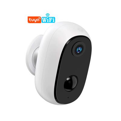 China NIGHT VISION Alexa Google Home 1080P IP65 Tuya Smart Battery Camera WiFi Battery IP Wireless Camera for sale