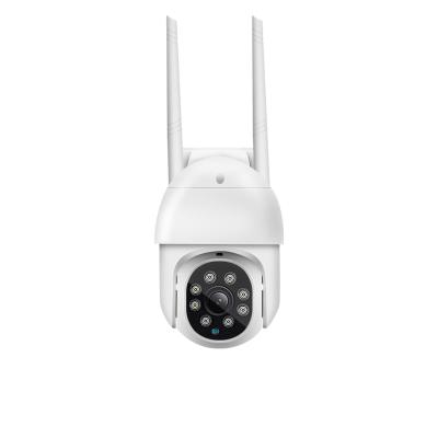 China New Arrival 1080P YI IOT 4pcs LED 2.4G 5G WiFi Siren Outdoor CCTV Camera IP Security Wireless Built-in PTZ Camera for sale