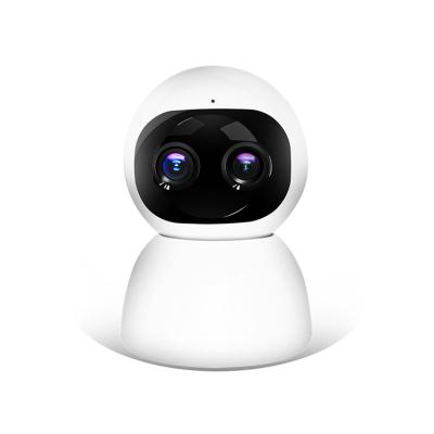 China New Arrival 1080P Siren Carecam Pro Built-in Auto Tracking Dual Lens Security WiFi 4G CCTV Wireless Optional IP PTZ Camera for sale