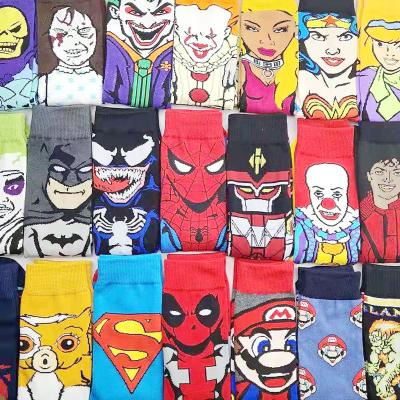 China A003 breathable cotton medium tube socks for men and women popular logo stockings for men and women European socks sport skateboard socks for sale