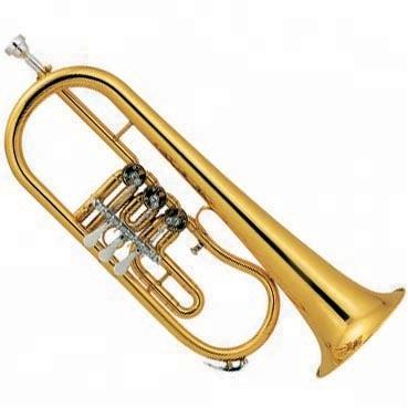 China Gold lacquer rotary flugelhorn for sale