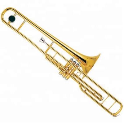 China Gold lacquer C piston head trombone for sale