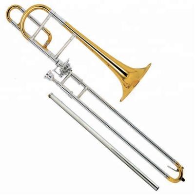 China Lacquer Junior Tuning Slide Trombone Gold for sale