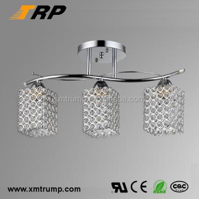 China Modern Fashionable Design Indoor Decoration Crystal Ceiling Lamp for sale