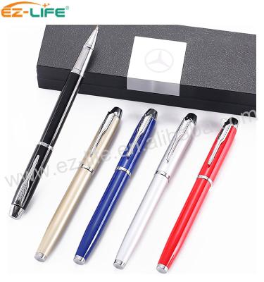 China Normal Factory Low MOQ Wholesale Promotional Gift Metal Gel Pen With Delicate Packing For Gift Businessman for sale