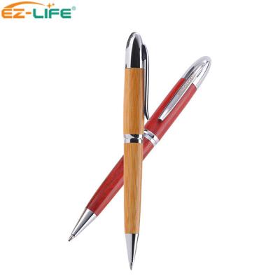 China Nice Writing Feeling Hot Selling Office Writing Bamboo Pen Custom ECO Luxury LOGO Bamboo Pen for sale