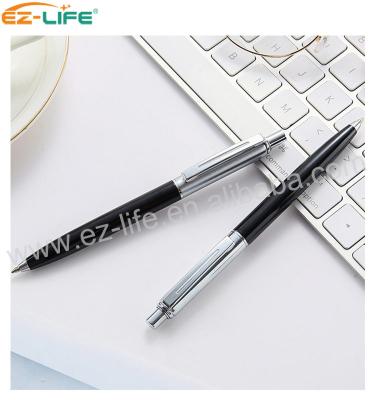 China Luxury Heavy Metal Ballpoint Pen Best Selling High Quality Metal Soft Thin Black Ballpoint Pen For Best Office Gift Businessman Stationery for sale