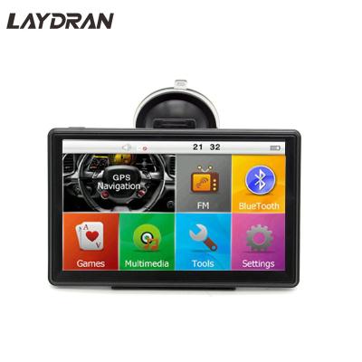 China 7 Inch Portable Gps Navigation Automotive System with Newest 512MB RAM 8GB ROM Capacitive Screen and 2020 Map for sale