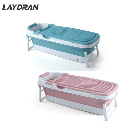 China Band Free High Quality Plastic Free Standing Portable Folding Bathtub 156CM For Adult for sale