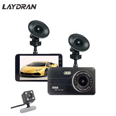 China Dual G-sensor Car Dash Camera, 1080P Carcam HD Car DVR Driving Recorder with Backup Camera and 4.0 HD Screen for sale