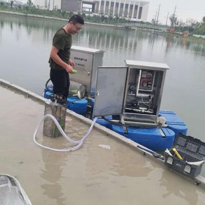 China Solar Powered Sewage Disposal Aerator System Floating Solar Pond Aerator for sale