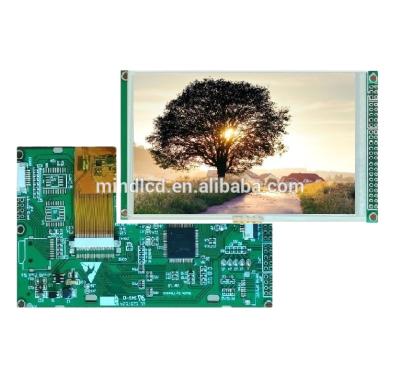 China 5 Inch Programmable LCD Panel 800*480 TFT LCD Touch Screen Controlled By Any MCU SPI 4 Wires Touch Panel 5 Inch for sale