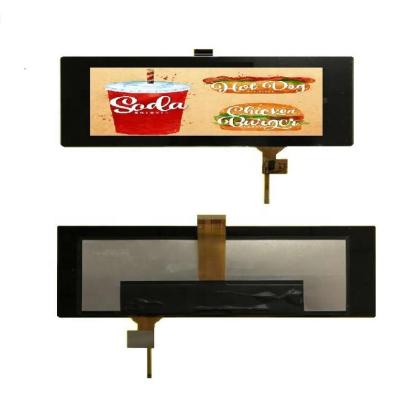 China 8 inch tft lcd show ultra large stretched bar lcd display1600*480 advertising display/advertisement player lcd 8 inch for sale