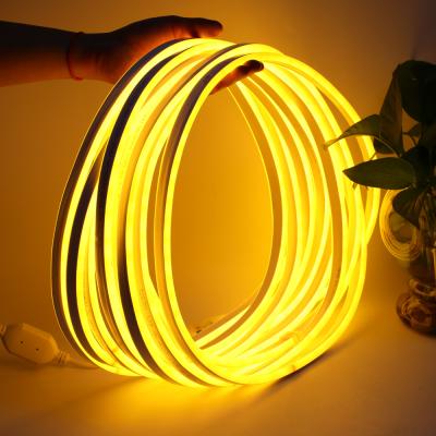 China AC220V-240V LANDSCAPE Double Sided Yellow LED Lighting Strips Waterproof LED Strip Neon Light Party Christmas Decoration AD Sign Strips for sale