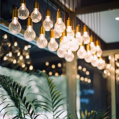 China Nordic Modern Creative Industrial Metal Pendant Lamps NEWORB Glass Chandelier Personality Small for sale