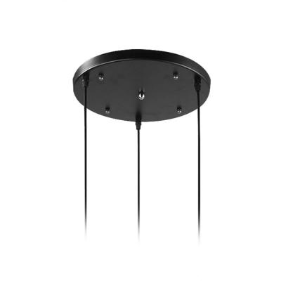 China Pendant Light Chandelier Around Base Plate Chandelier Accessories Black Pendant Lamps Top Plate for sale