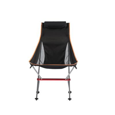 China Custom Foldable High-back Foldable Wholesale OEM Beach Chairs Portable Aluminum Folding Camping Chair for sale