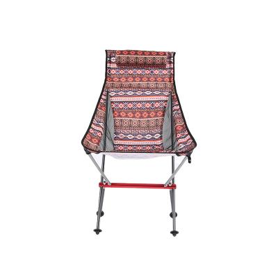 China Custom Factory Aluminum Outdoor Camping Foldable Fishing Beach Chair Convenient Lightweight Folding Parts for sale