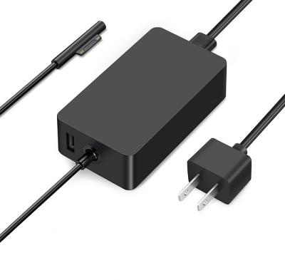 China Surface Pro 3/4/5 6/7/X& 65W 15V 4A 5V 1A AC Power Outdoor Adapter Charger US Book 3 Book Outdoor Book/Laptop/Laptop2/Go/Go2/X/M3 Surface Pro 3/4/5/6/7 for sale