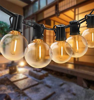 China Outdoor Indoor Outdoor Christmas Garden Christmas Decoration LED Light Bulb String Garden String Lights for sale