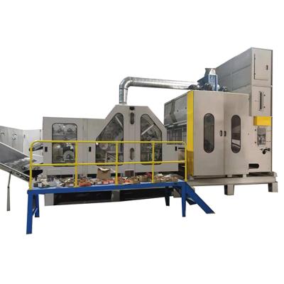 China High Speed Wool Fiber Double Cylinder Double Doffer Non Woven Carding Machine for sale