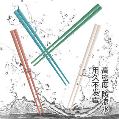 China Custom Logo Chopsticks Restaurant Reusable Fiberglass Durable Heavy Duty Chinese Alloy Chopsticks for sale