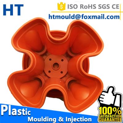 China steel plastic injection molding for plastic flowerpot, for sale