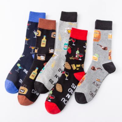 China Top Quality New Arrival Cotton Mens Crew Fashion Sock Breathable for sale