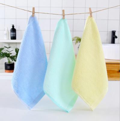 China Sustainable 30*30 Tea Towel Kitchen Baby Bamboo Square Cleaning Cloth Eco Friendly for sale