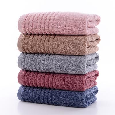 China Sustainable Bamboo Hand Face Towels Stamped Solid Color Eco Friendly High Quality Wholesale for sale